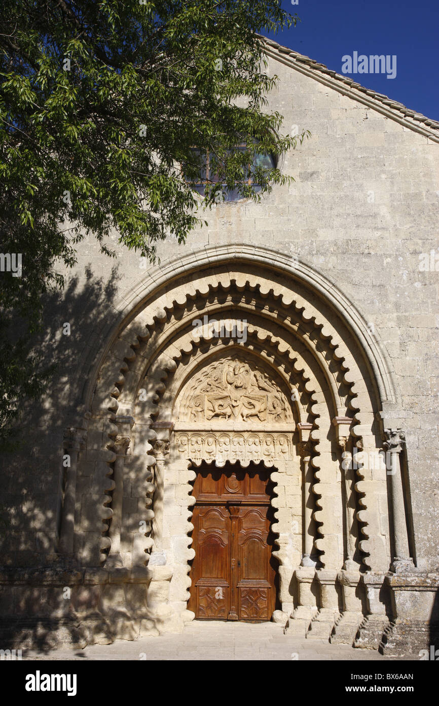Église du Monastère de Ganagobie, Ganagobie, Alpes de Haute Provence, France, Europe Banque D'Images