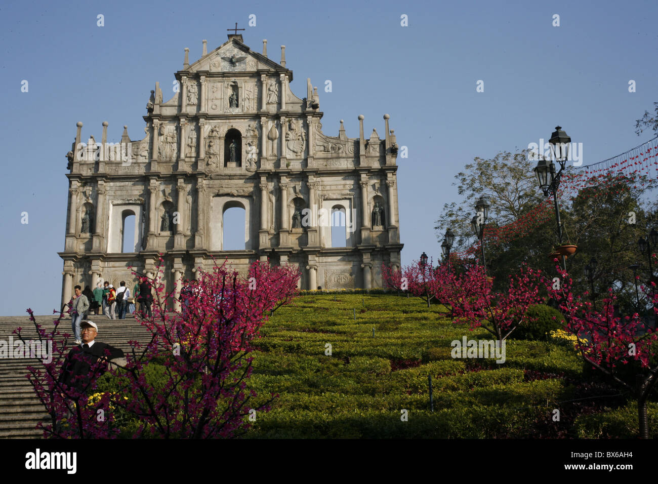 L'église de Sao Paulo, Macao, Chine, Asie Banque D'Images