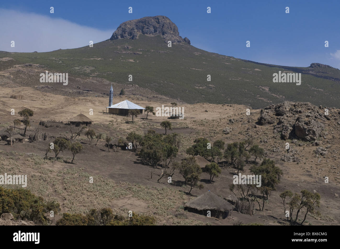 Mosquée de la montagnes de balle, l'Éthiopie, l'Afrique Banque D'Images