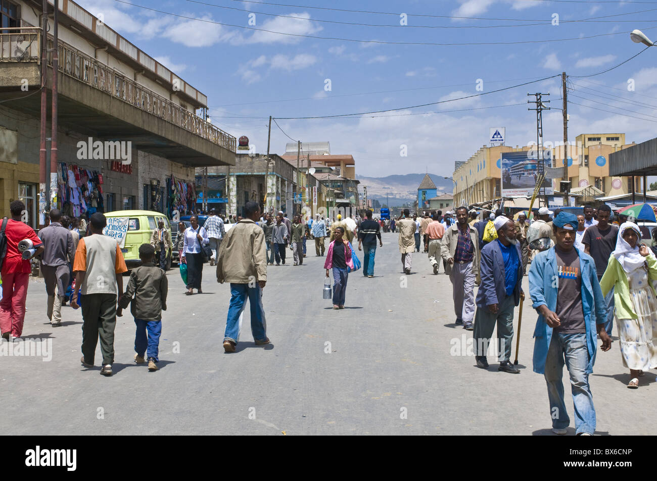 Le Merkato, plus grand marché de Addis Ababa, Ethiopie, Afrique du Sud Banque D'Images