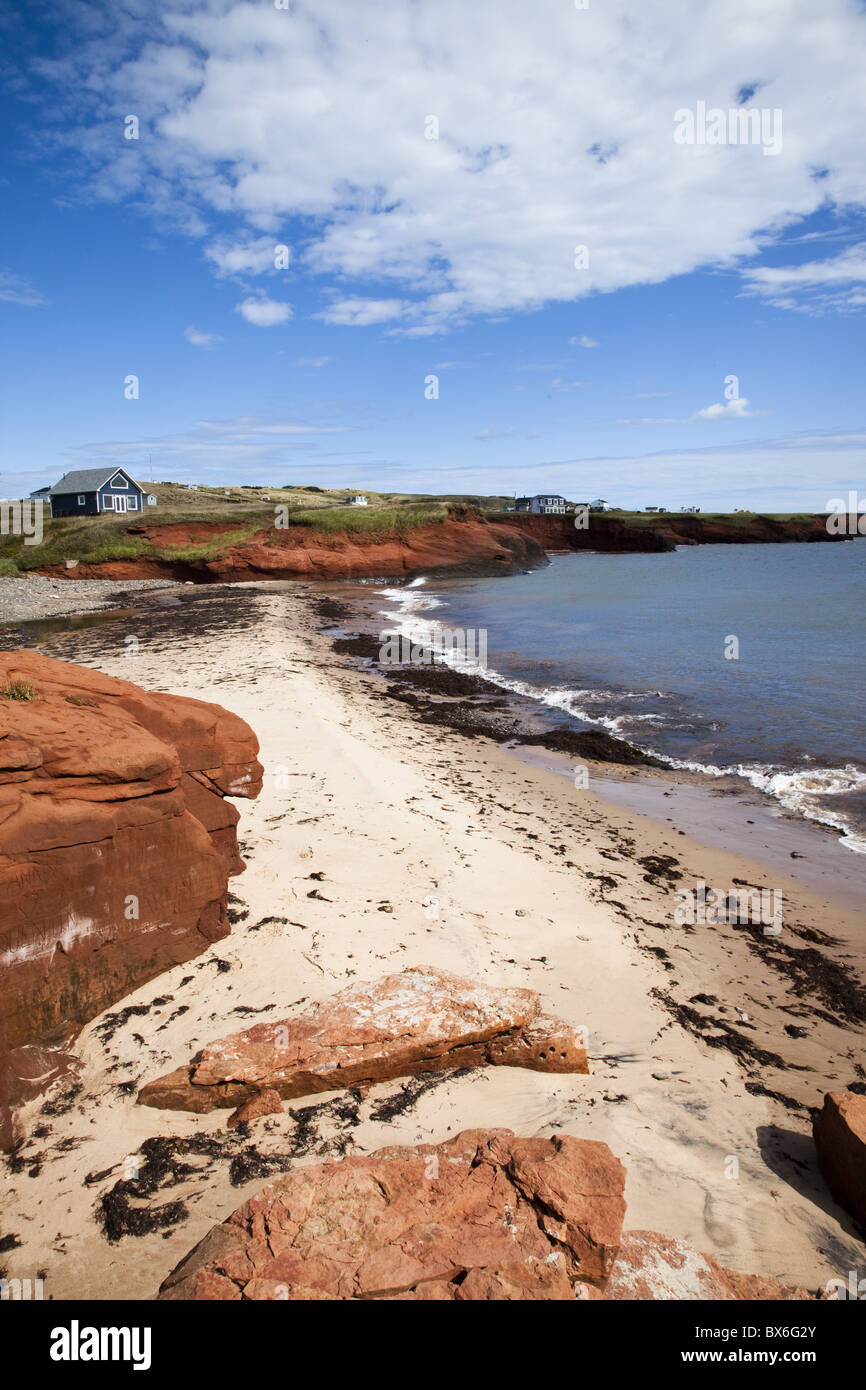 Une plage sur l'Iles de la Madeleine (la Madeleine), Québec, Canada, Amérique du Nord Banque D'Images
