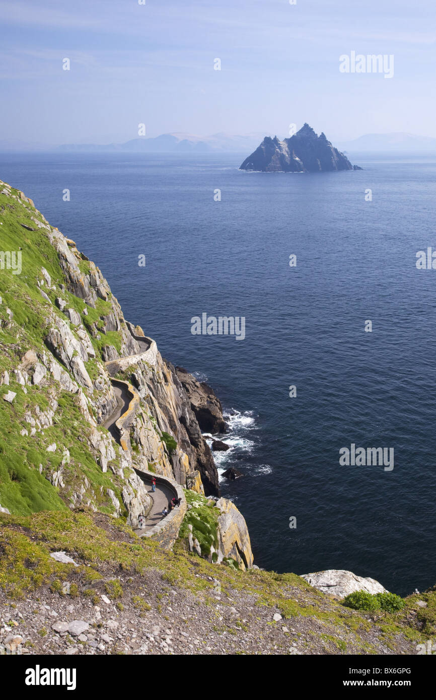 Little Skellig de Skellig Michael (comté de Kerry, Munster, République d'Irlande, Europe Banque D'Images