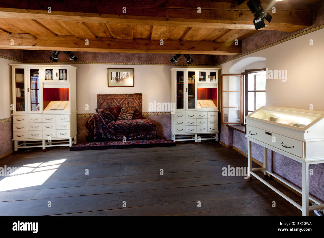 Chambre, canapé, table, Sigmund Freud, psychanalyste, Pribor, maison natale  Photo Stock - Alamy