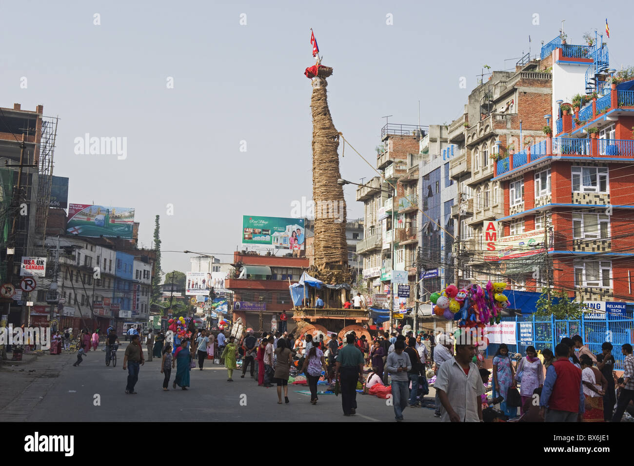 Machhendranath Char, Machhendranath Raath Jaatra festival, Patan, Site du patrimoine mondial de l'UNESCO, Vallée de Kathmandou, Népal, Asie Banque D'Images
