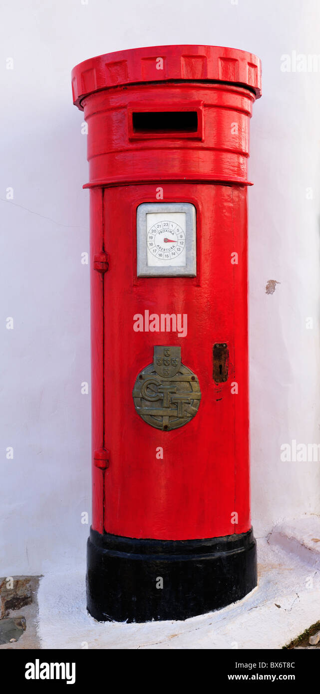 Mail poste à Pedralva Village, Algarve, Portugal Banque D'Images