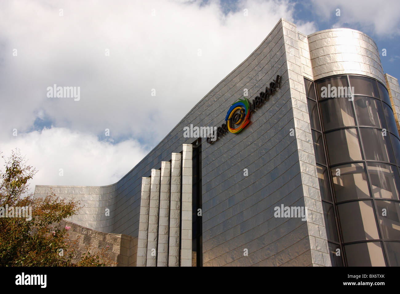 Bibliothèque de Cerritos, Cerritos, Californie, États-Unis. Banque D'Images