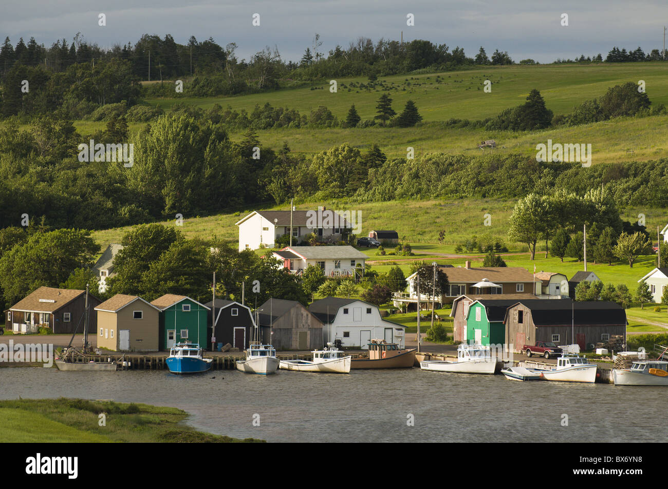 Petit Port, Rivière des Français, Prince Edward Island, Canada, Amérique du Nord Banque D'Images