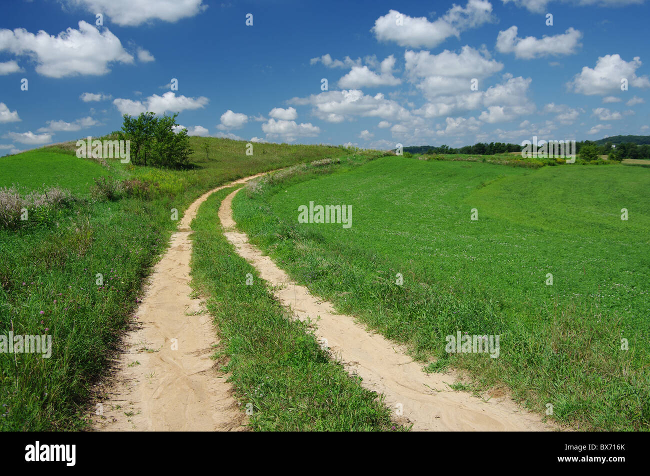 Route de rustique Banque D'Images