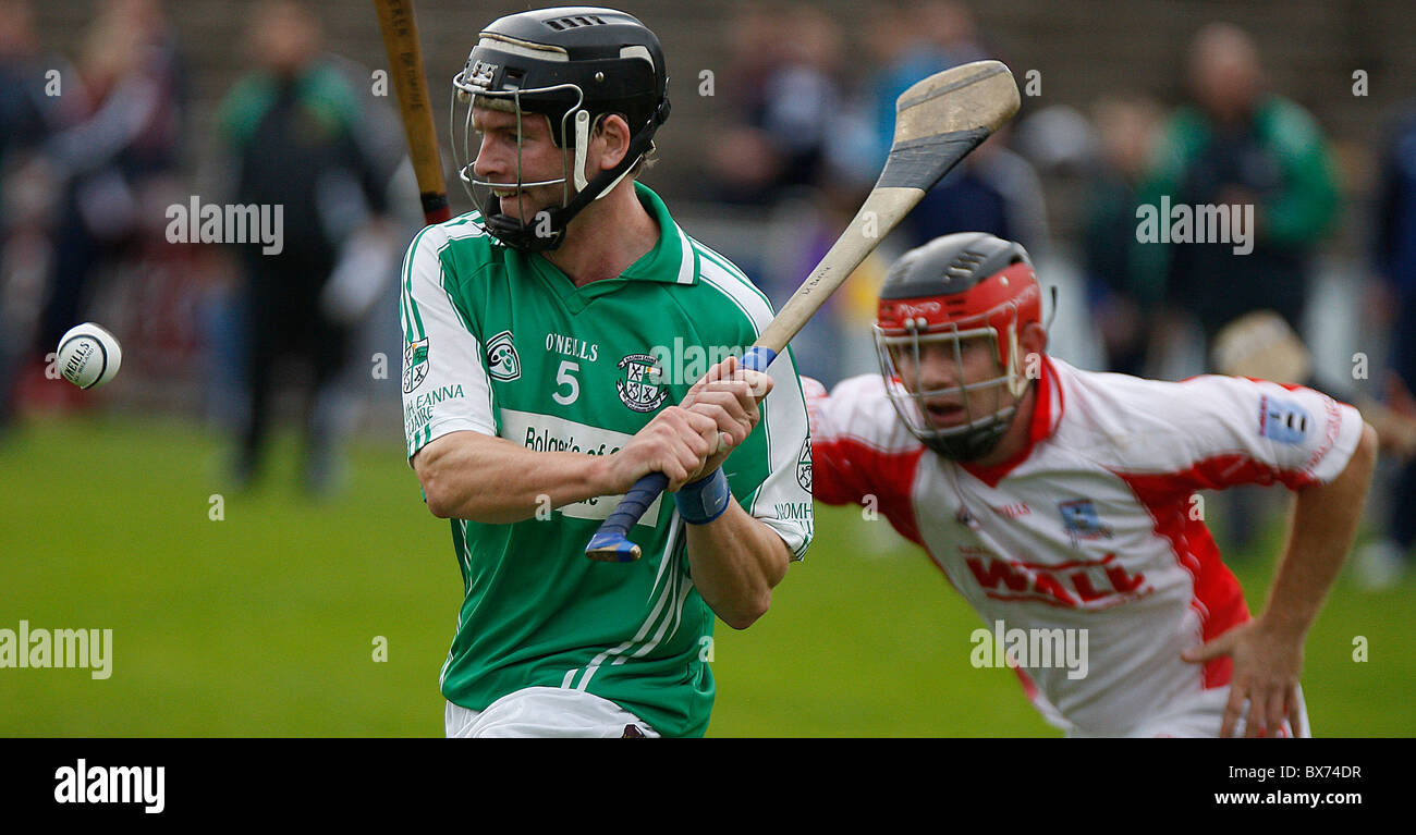 Hurling irlandais Banque D'Images