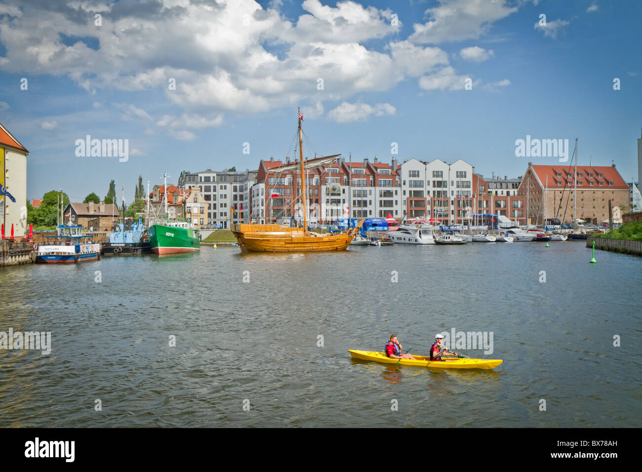 Ville historique de Gdansk, Pologne Banque D'Images