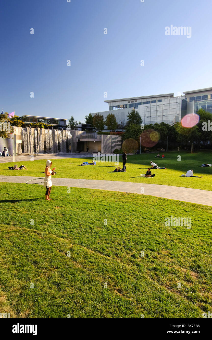 États-unis, Californie, San Francisco, Yerba Buena Gardens Banque D'Images