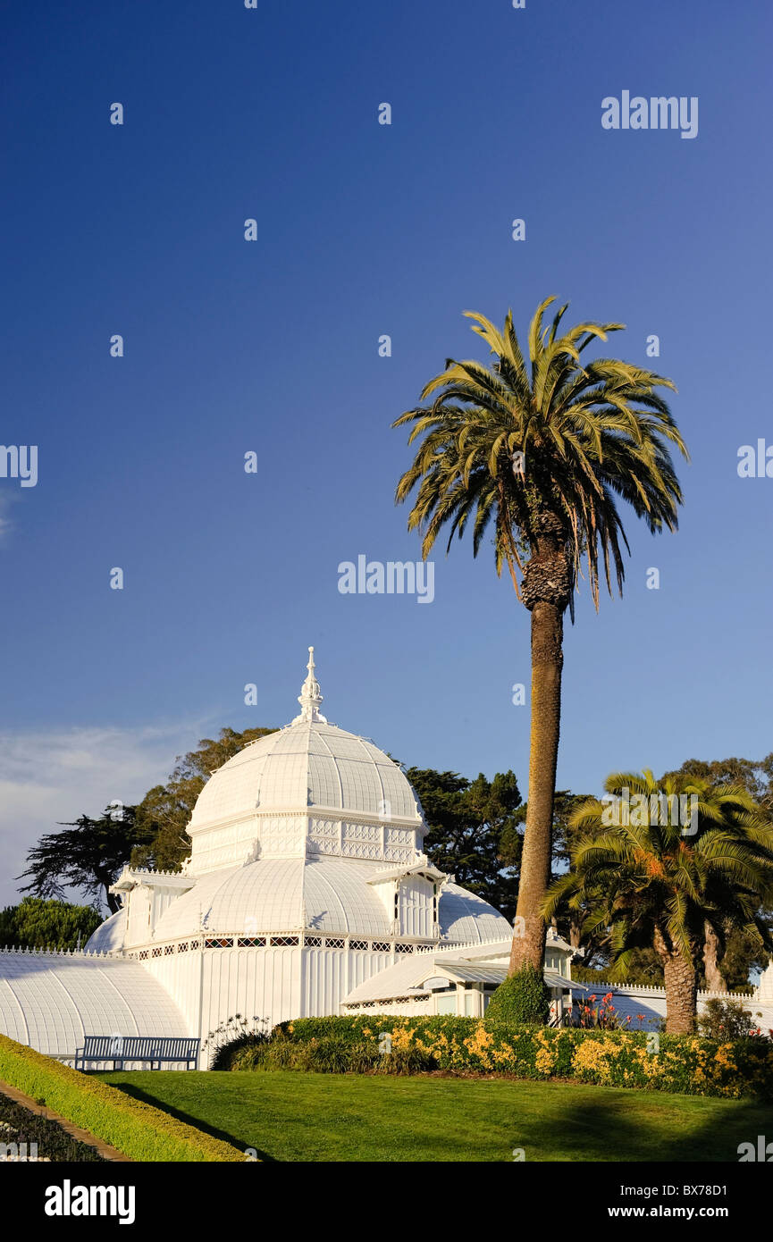 États-unis, Californie, San Francisco, Golden Gate Park, Conservatoire des fleurs Banque D'Images