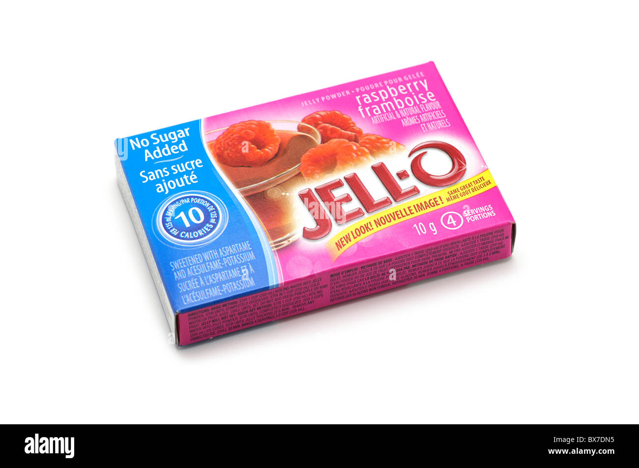 Paquet de Jell-O Banque D'Images