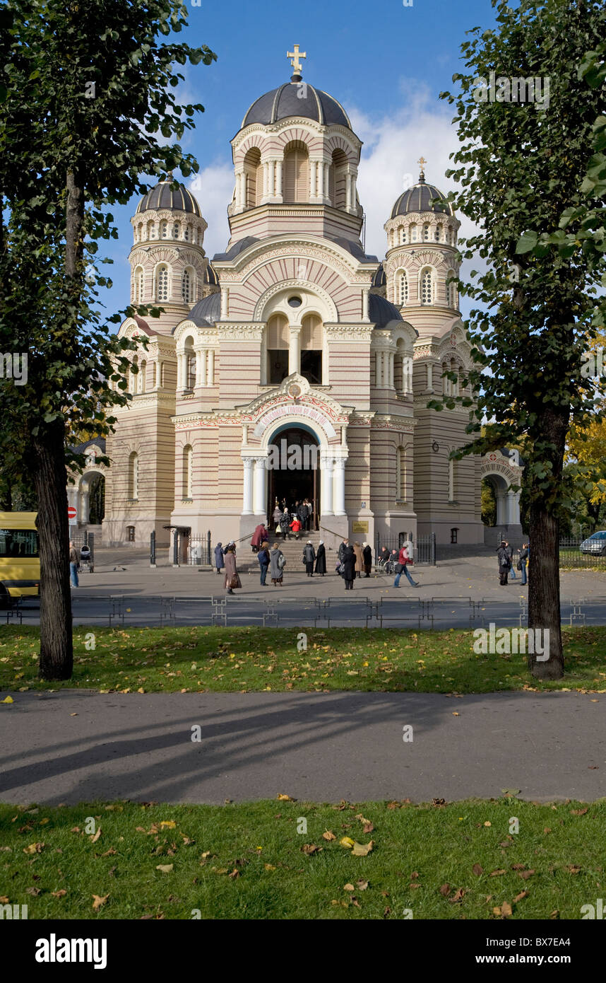 La cathédrale de la nativité, Riga, Lettonie Banque D'Images