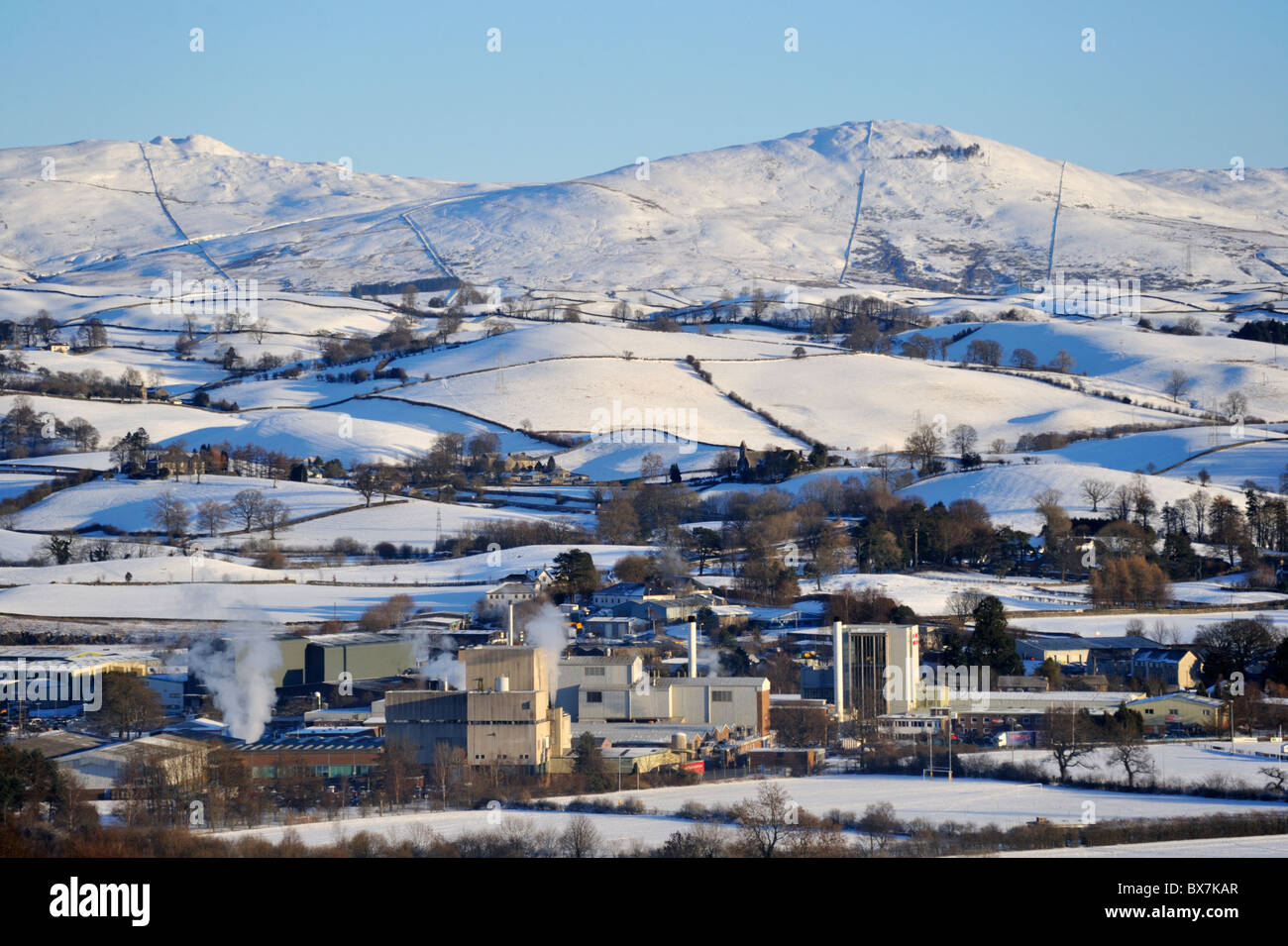 Lake District Business Park, menthe Bridge Road, Kendal, Cumbria, Angleterre, Royaume-Uni, Europe. Banque D'Images