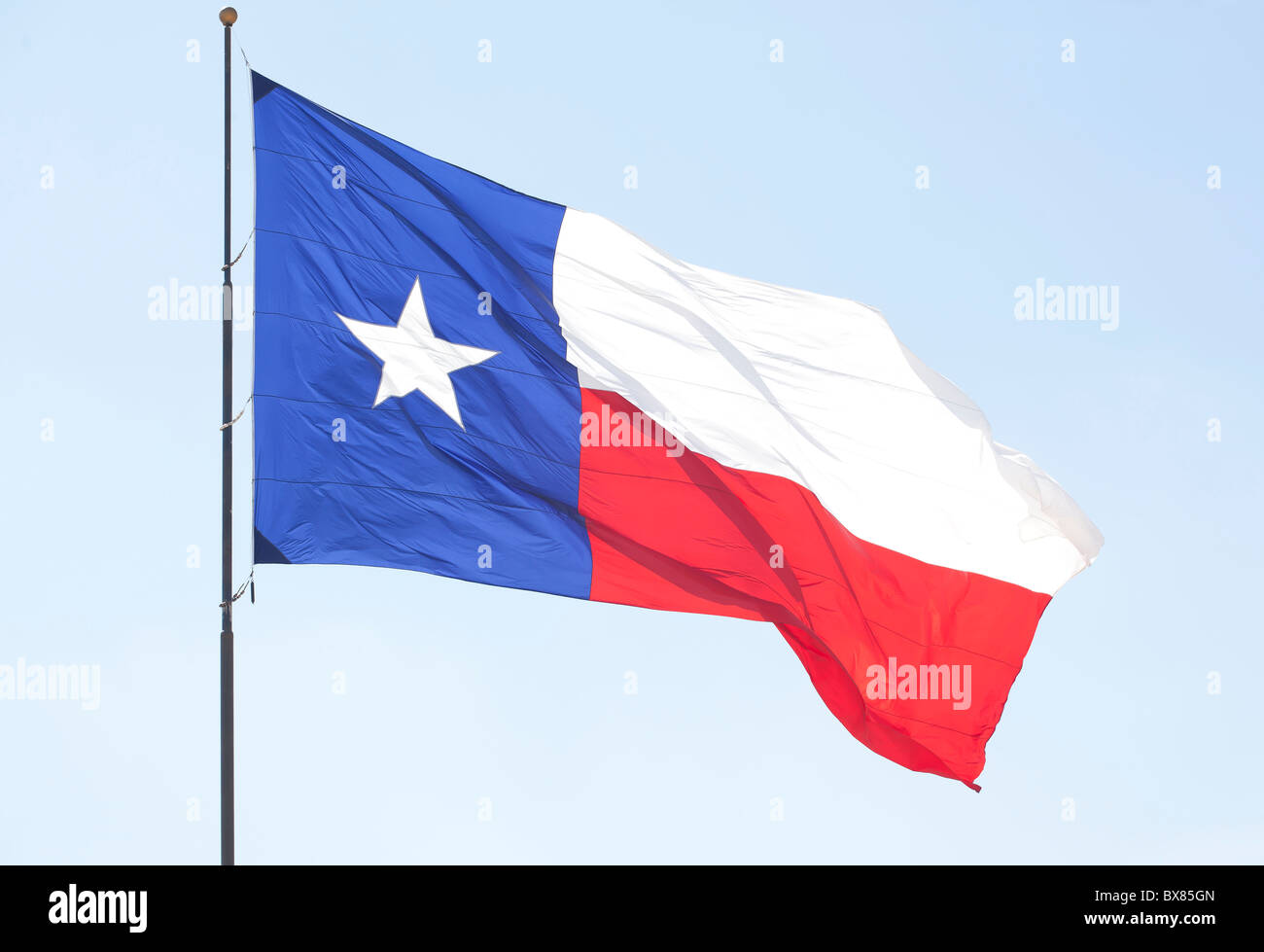 Drapeau du Texas Banque D'Images