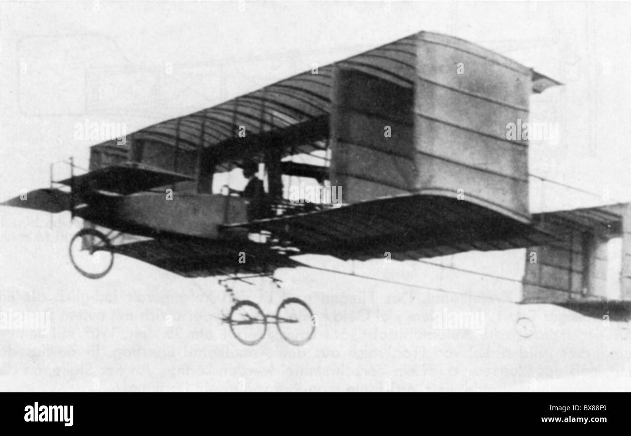 Transport / transport, aviation, avions, biplan Voisin, 1909, Banque D'Images