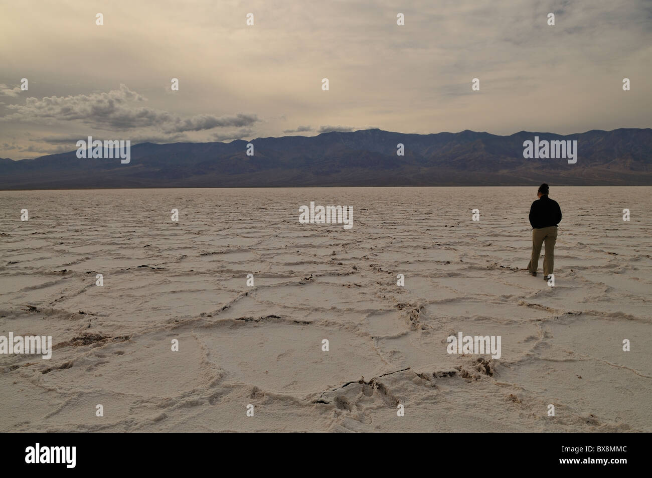 Badwater - Death Valley National Park Banque D'Images