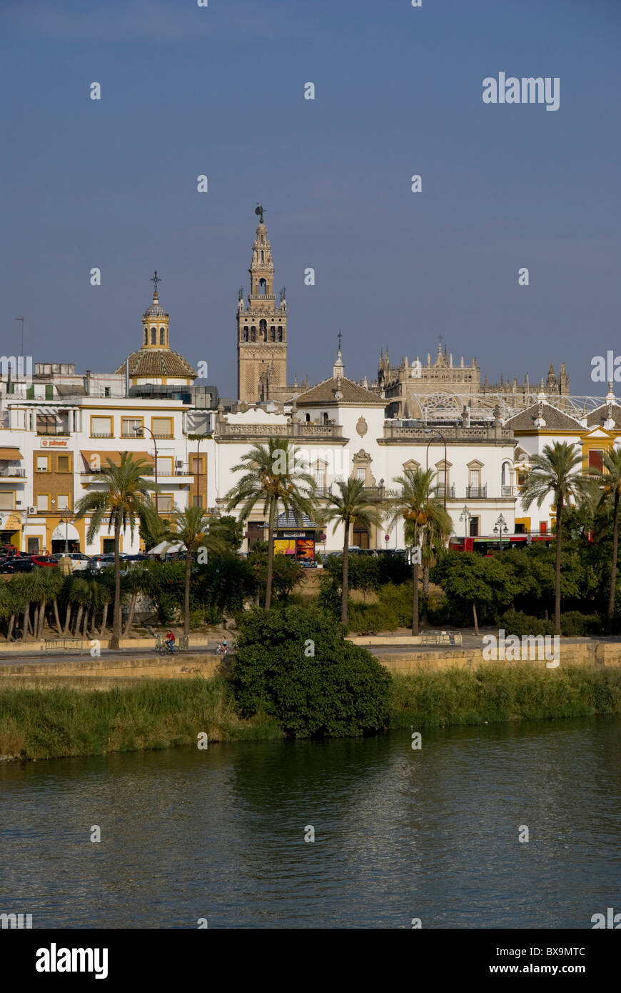 L'Andalousie, Séville Rio Guadalquivir Banque D'Images