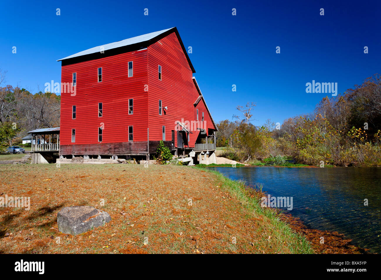 La vieille usine de Rockbridge, Missouri, États-Unis. Banque D'Images