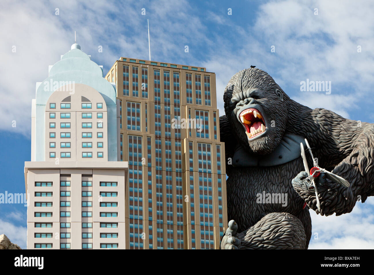 L'Hollywood Wax Museum et théâtre avec King Kong de Branson, Missouri, États-Unis. Banque D'Images