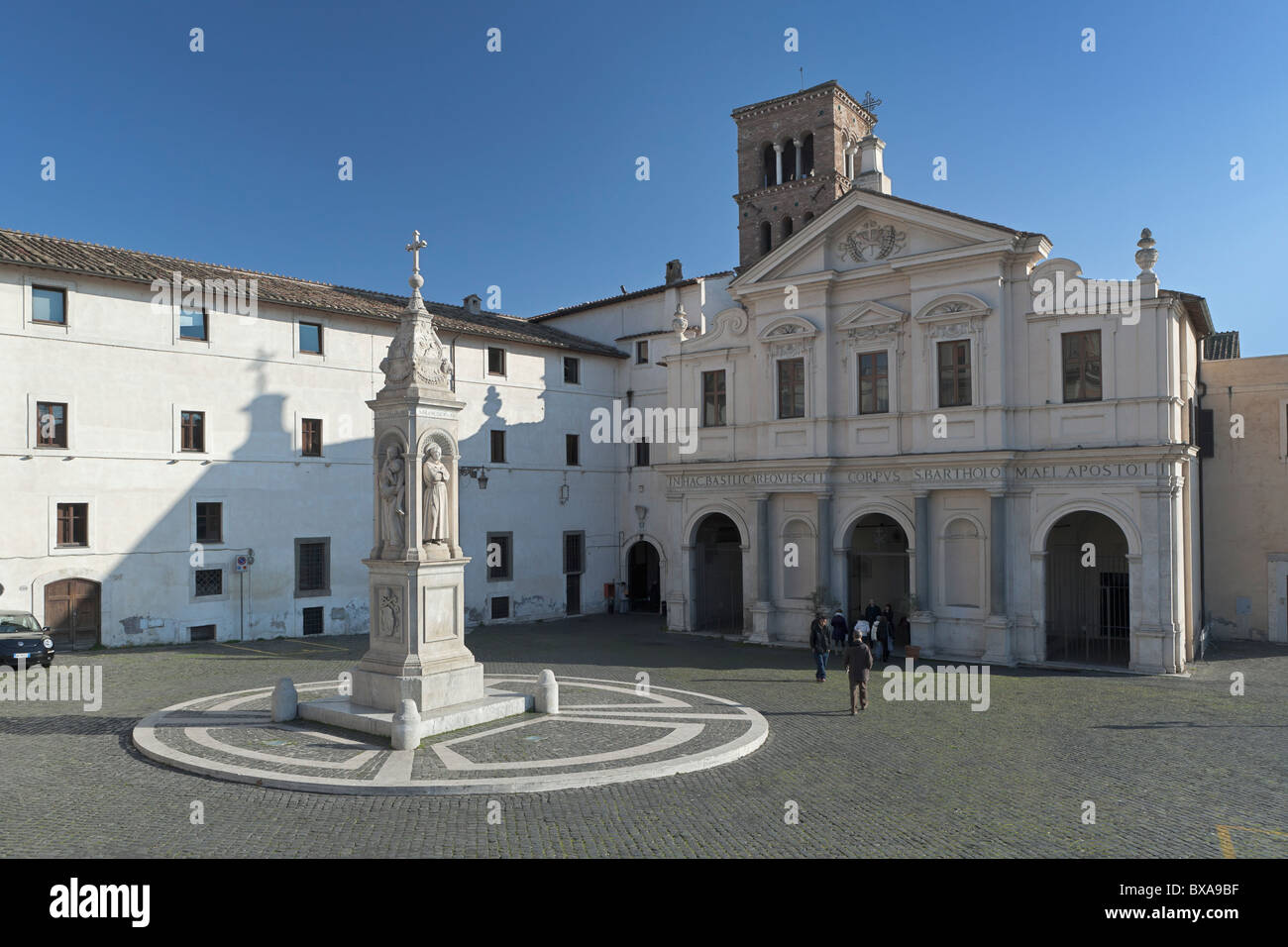 L'église de Saint Barthélemy,Colise, Rome, Italie Banque D'Images