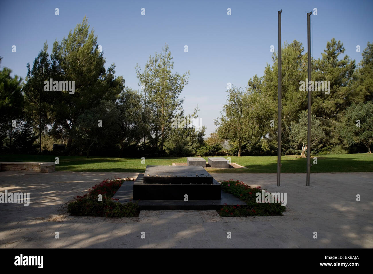 Le Mont Herzl à Jérusalem Memorial Park Banque D'Images