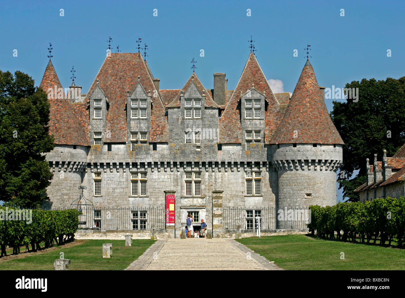 Chateau Monbazillac, Dordogne, Aquitaine, France, Europe Banque D'Images