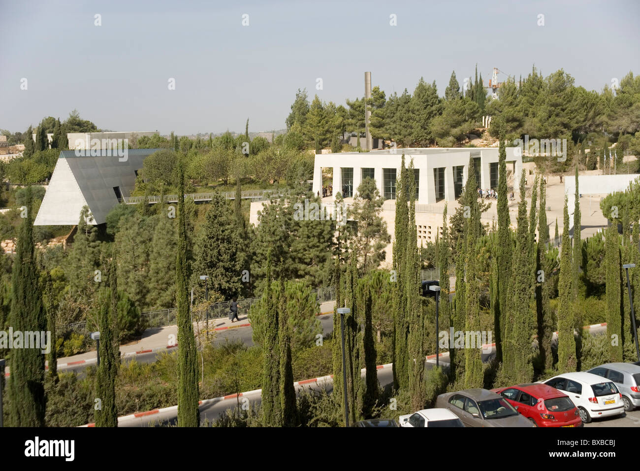 Le Musée de l'Holocauste Yad Vashem à Jérusalem Banque D'Images