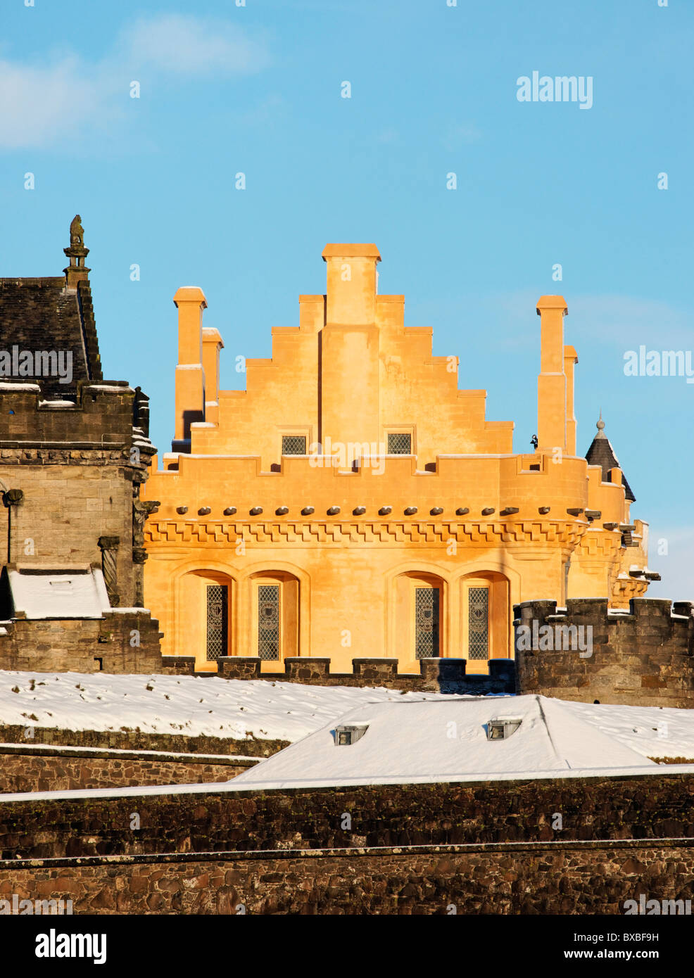 Le Grand Hall du Château de Stirling, Stirling, Ecosse, Royaume-Uni. Banque D'Images