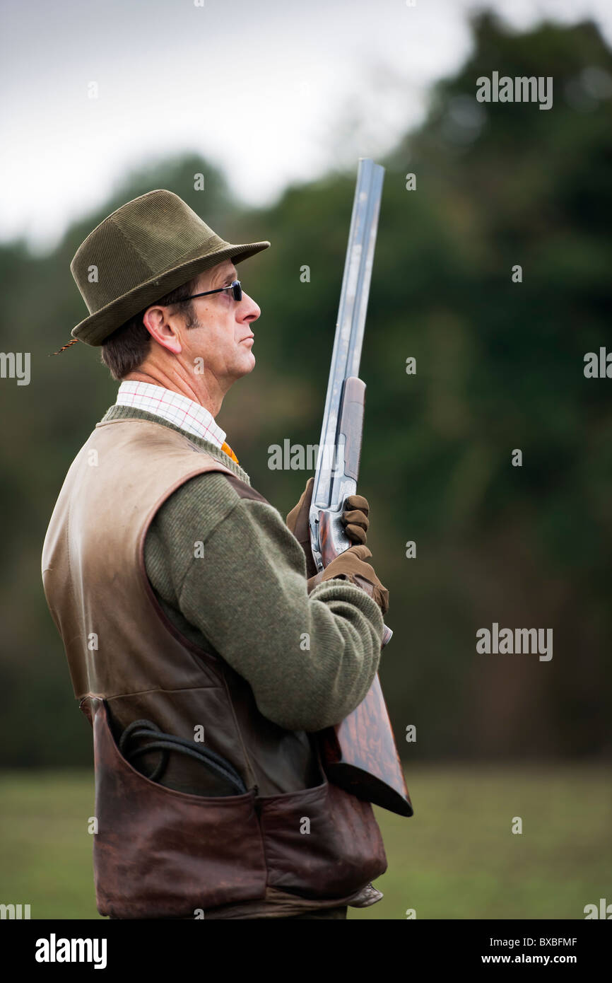 Le Pheasant Shoot Banque D'Images