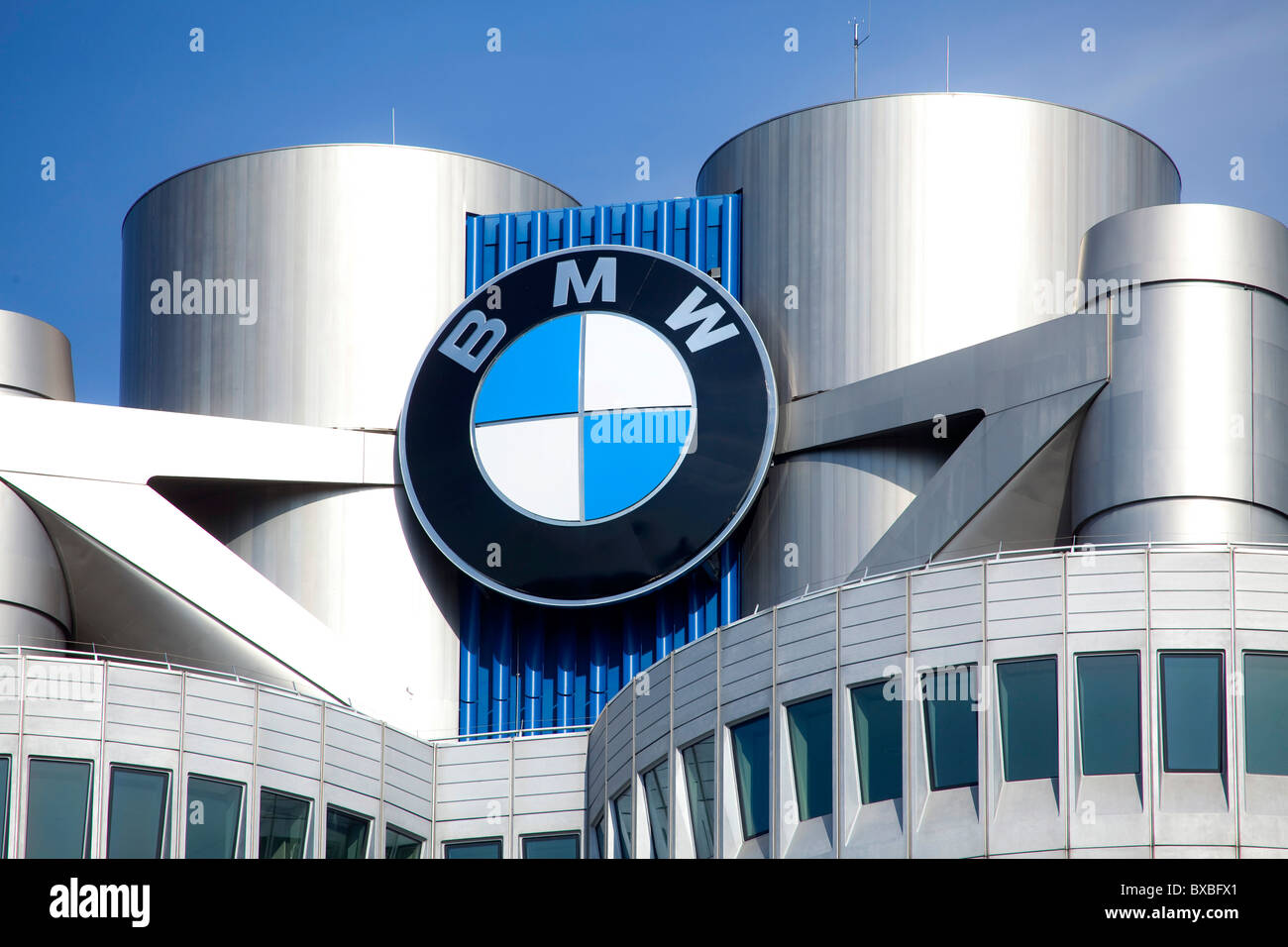 Siège de BMW AG, Munich, Bavaria, Germany, Europe Banque D'Images