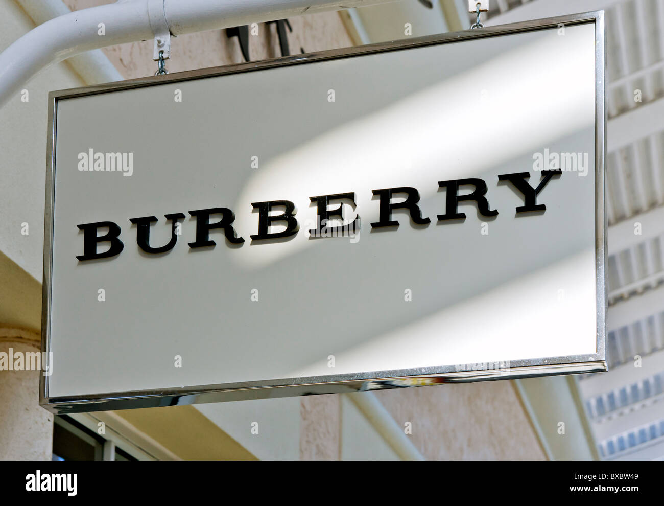 Magasin Burberry, Orlando Premium Outlets, Lake Buena Vista, Orlando, Floride, USA Banque D'Images