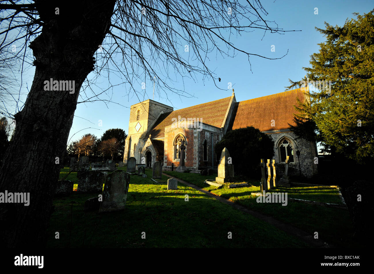 L'église paroissiale de Kintbury Newbury Berkshire UK Banque D'Images