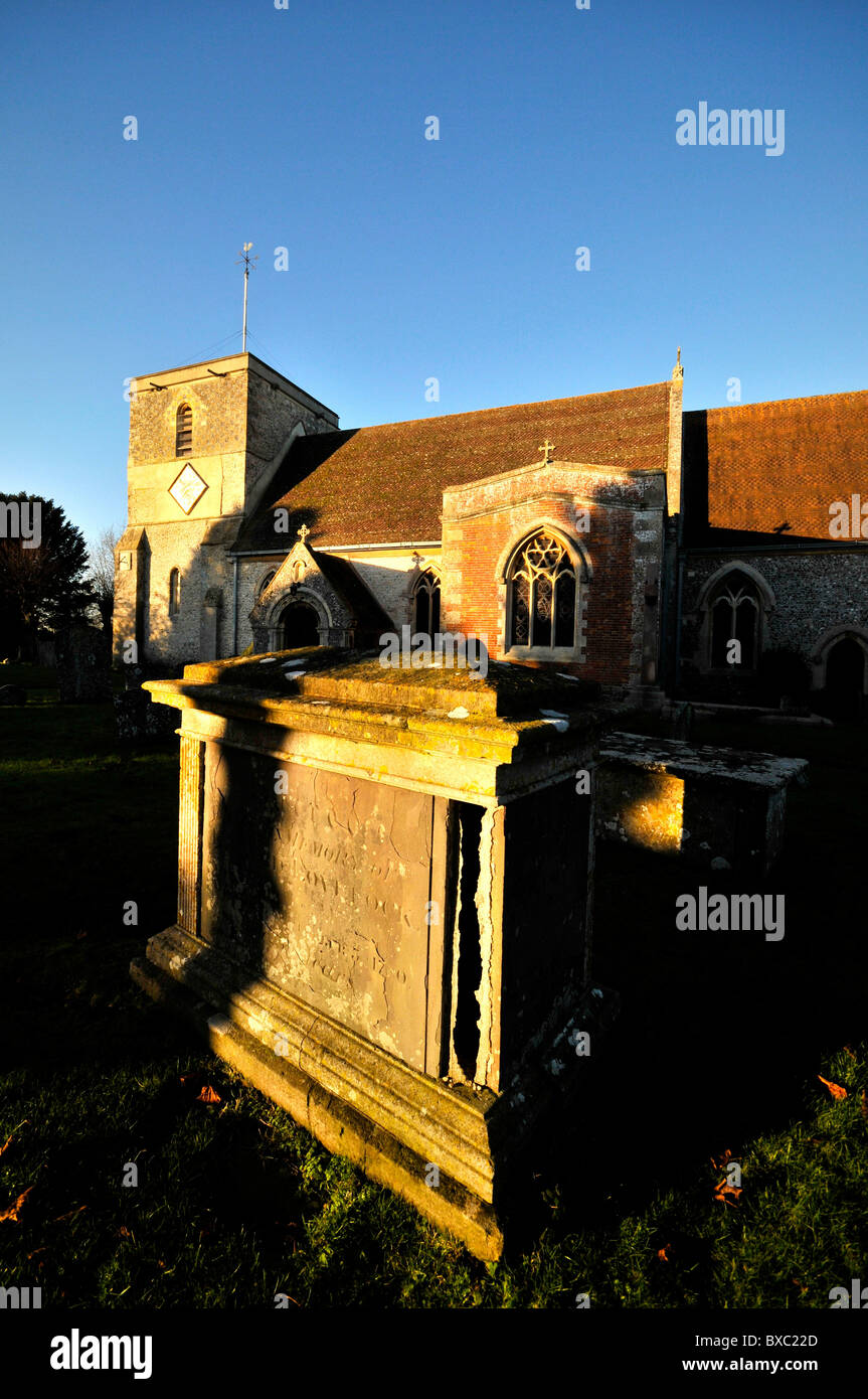 L'église paroissiale de Kintbury Newbury Berkshire UK Banque D'Images