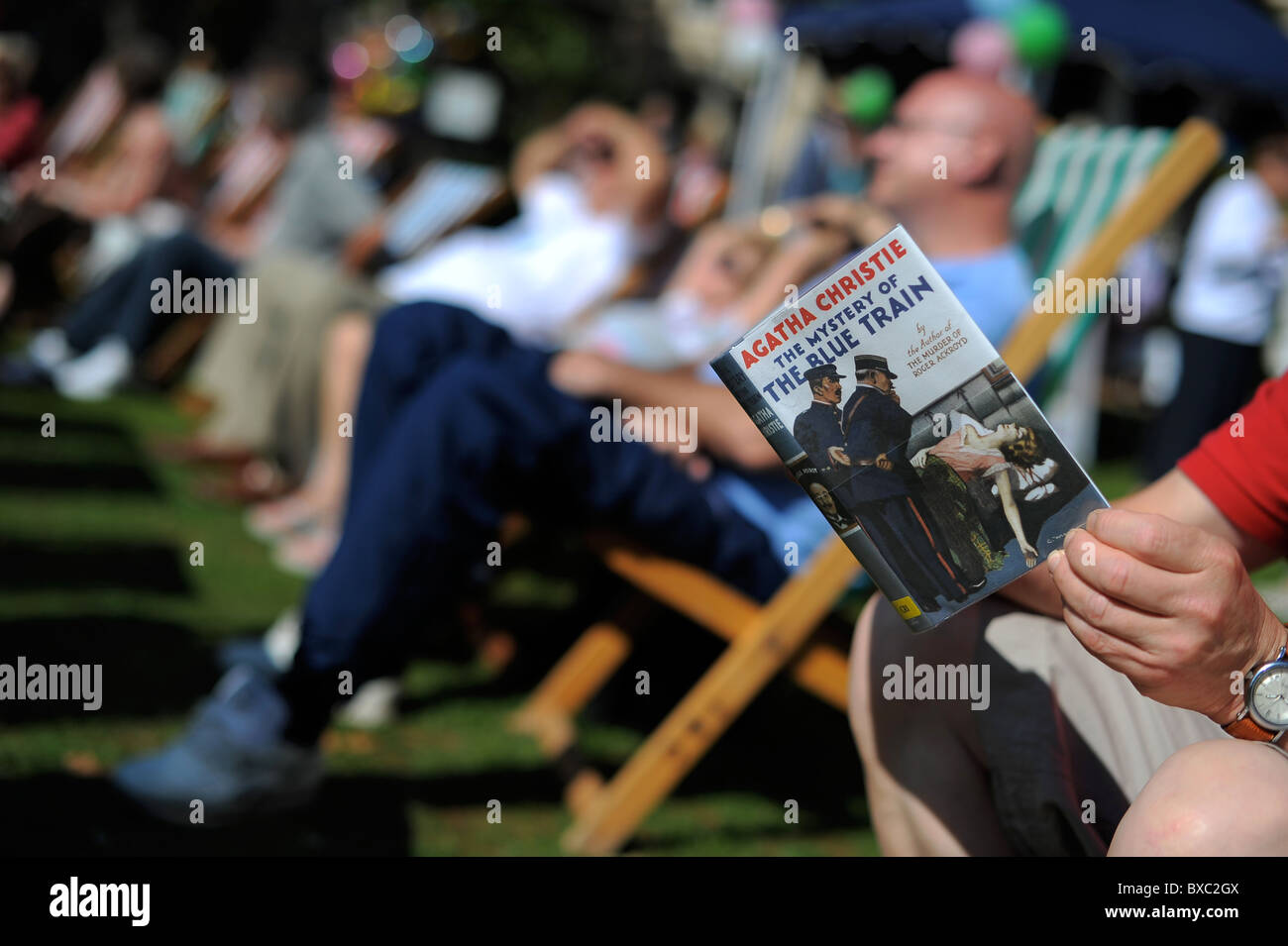 Photo par Jim Wileman 12/09/2010 Le Festival d'Agatha Christie, à Torquay, Devon. Banque D'Images