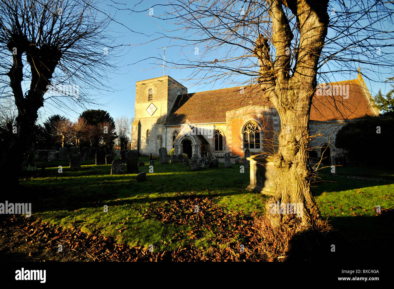 L'église paroissiale de Kintbury Newbury Berkshire UK Banque D'Images