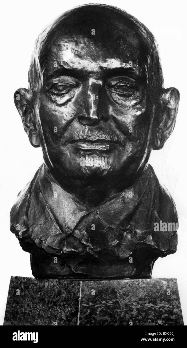 Thyssen, Août, 17.5.1842 - 4.4.1926, l'industriel allemand, fondateur de l'entreprise Thyssen, portrait, buste, Banque D'Images