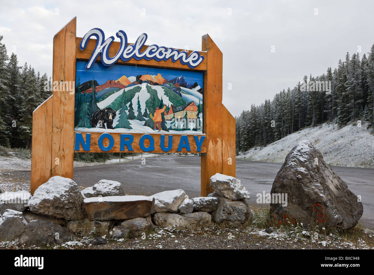 Mount Norquay, Banff National Park, Alberta, Canada Banque D'Images