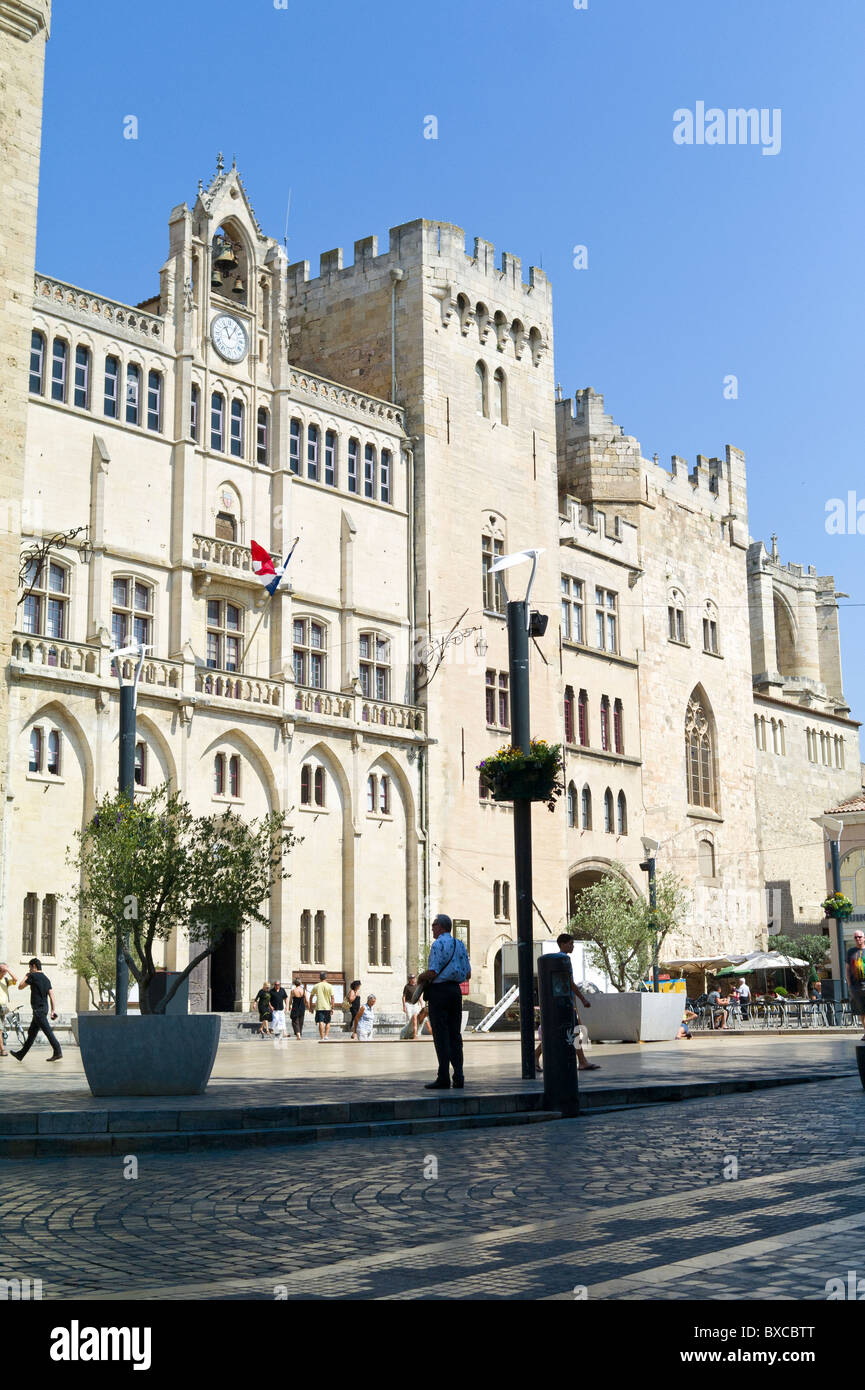 Palais des Archevêques Narbonne France Banque D'Images