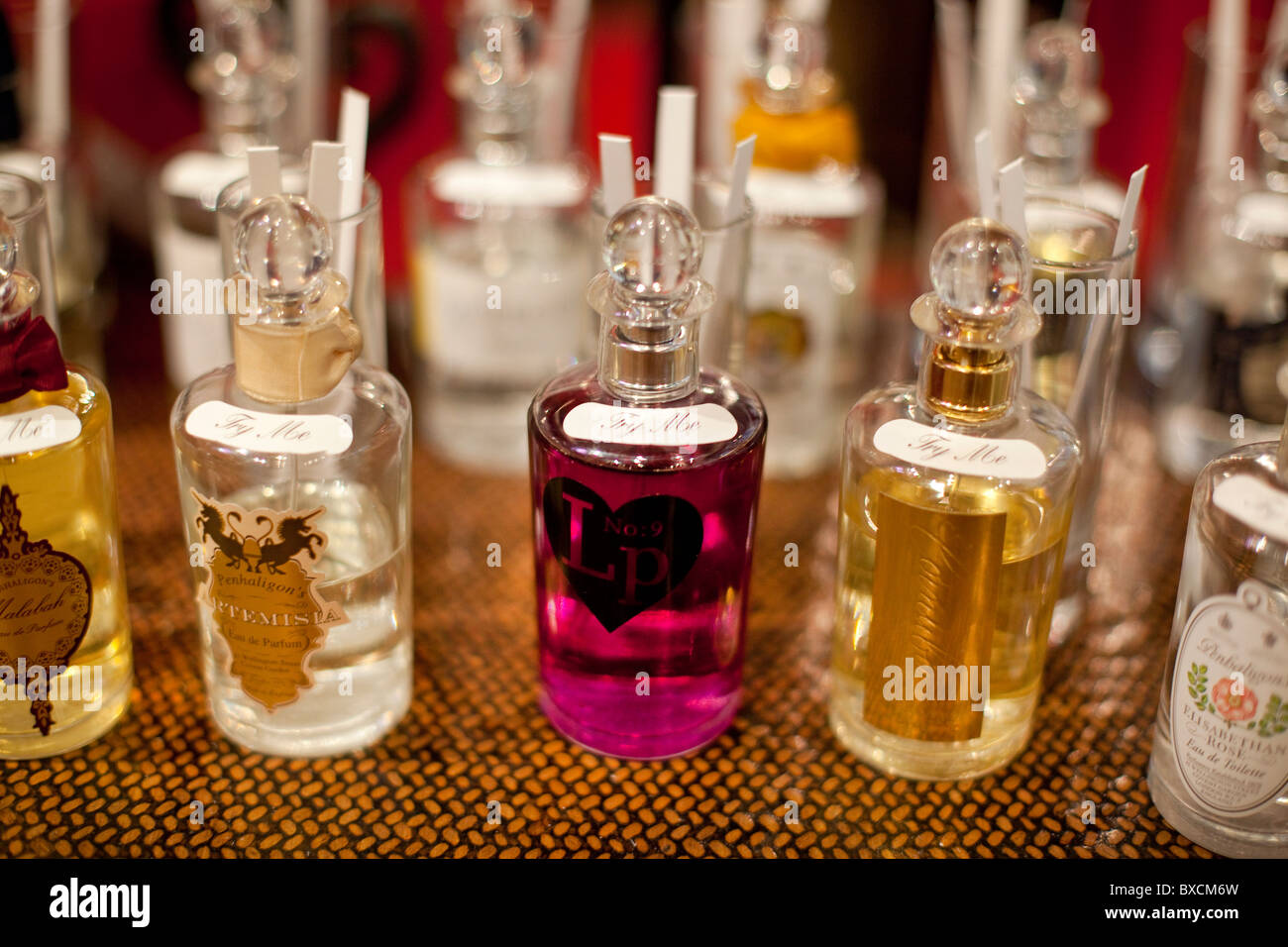 Les parfumeurs, Penhaligons dans Burlington Arcade, London, W1 Banque D'Images