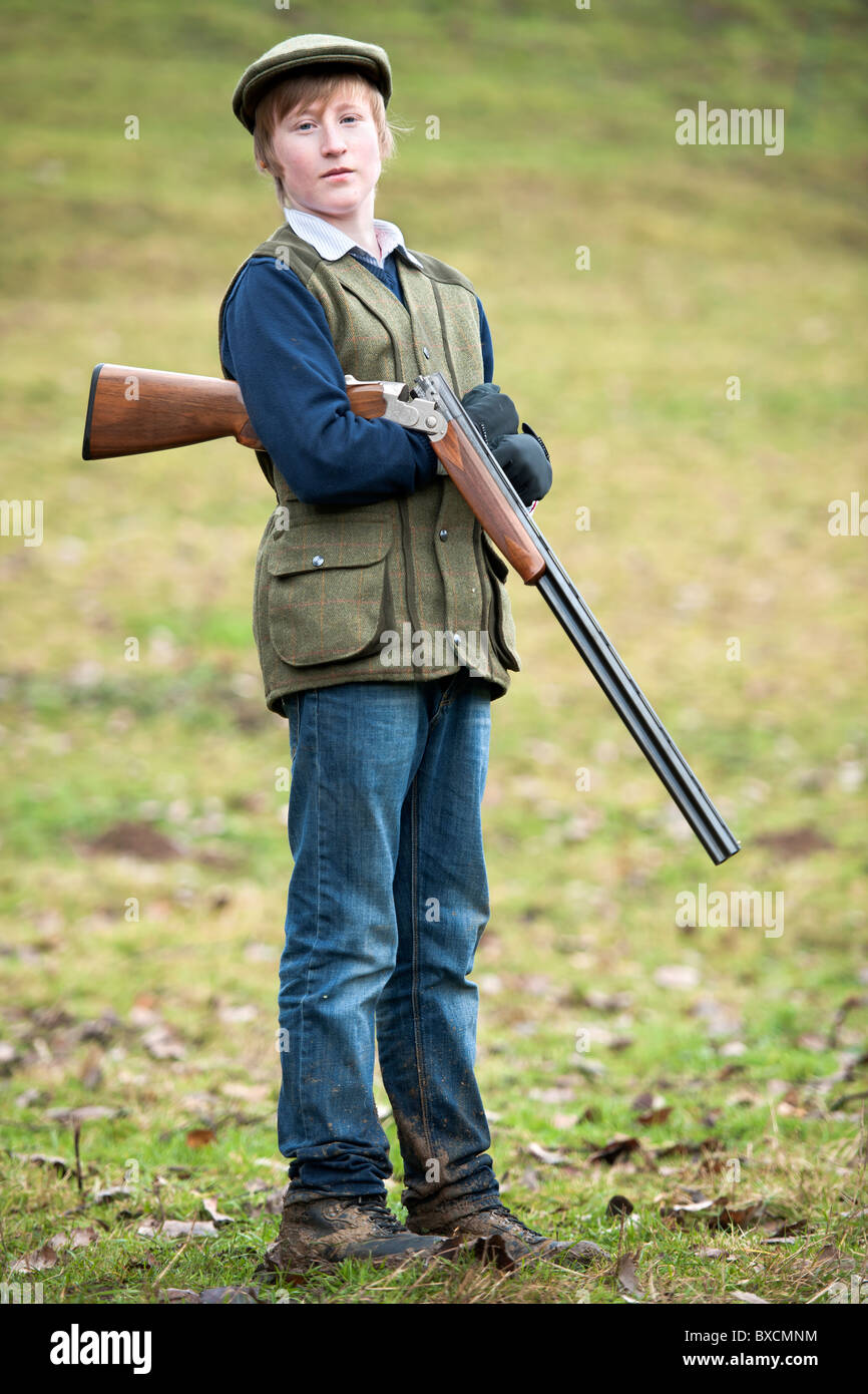 Les jeunes pousses du faisan - Armes à feu Banque D'Images
