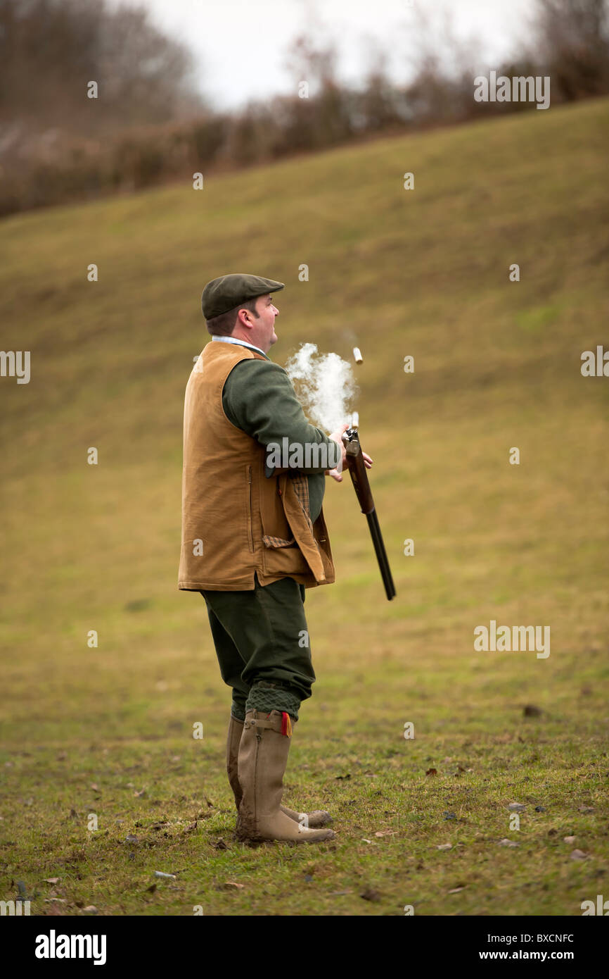 Le Pheasant Shoot Banque D'Images