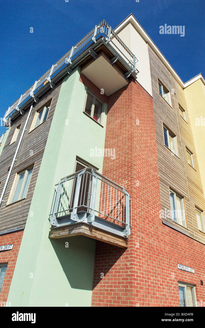 Nouveaux logements au South Lynn millénaire de développement communautaire dans Kings Lynn. Banque D'Images