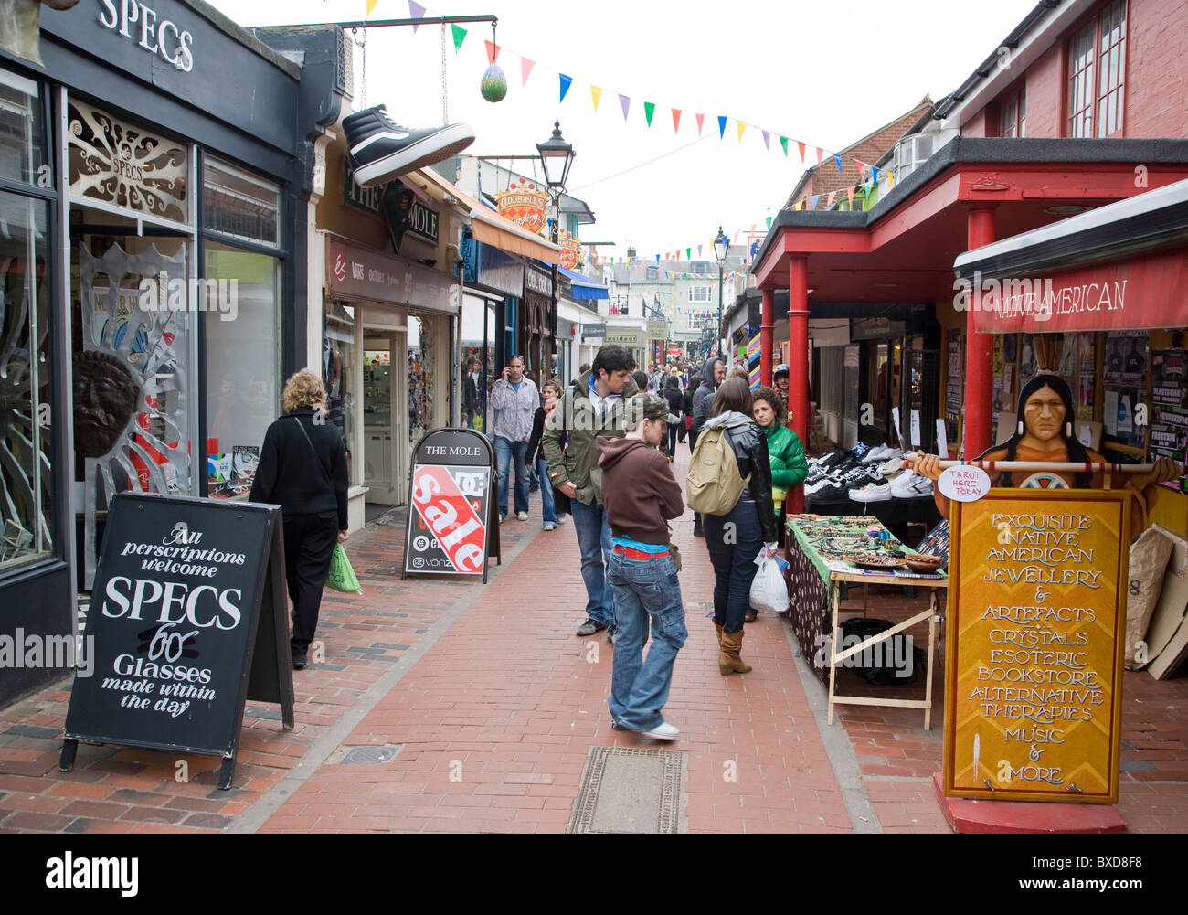 Brighton North Laine Banque D'Images