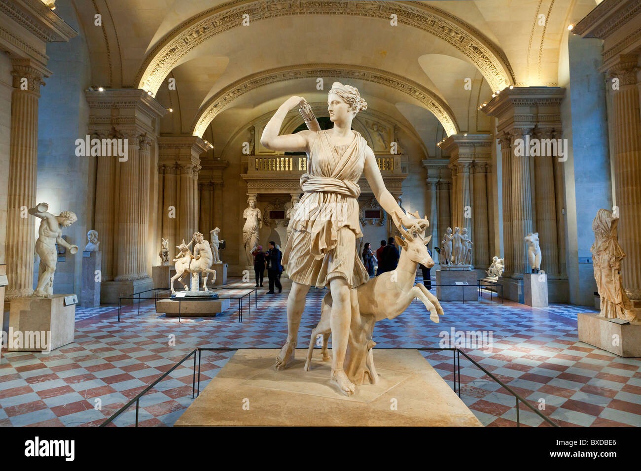 Paris, Musée du Louvre Banque D'Images