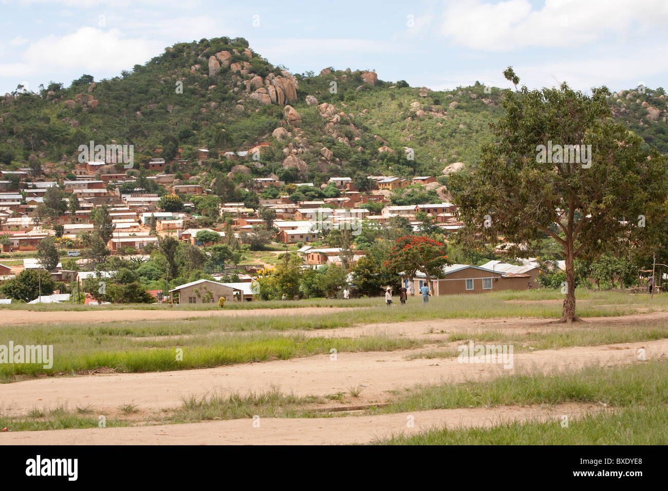 Scène de la ville d'Iringa, Tanzanie, Afrique de l'Est. Banque D'Images