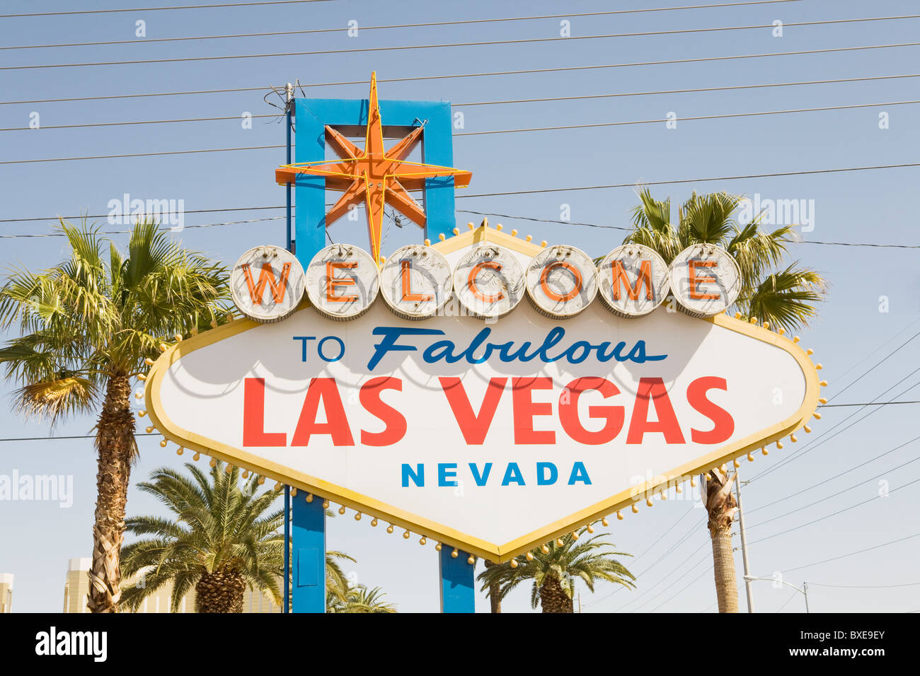 Bienvenue à las vegas sign Banque D'Images