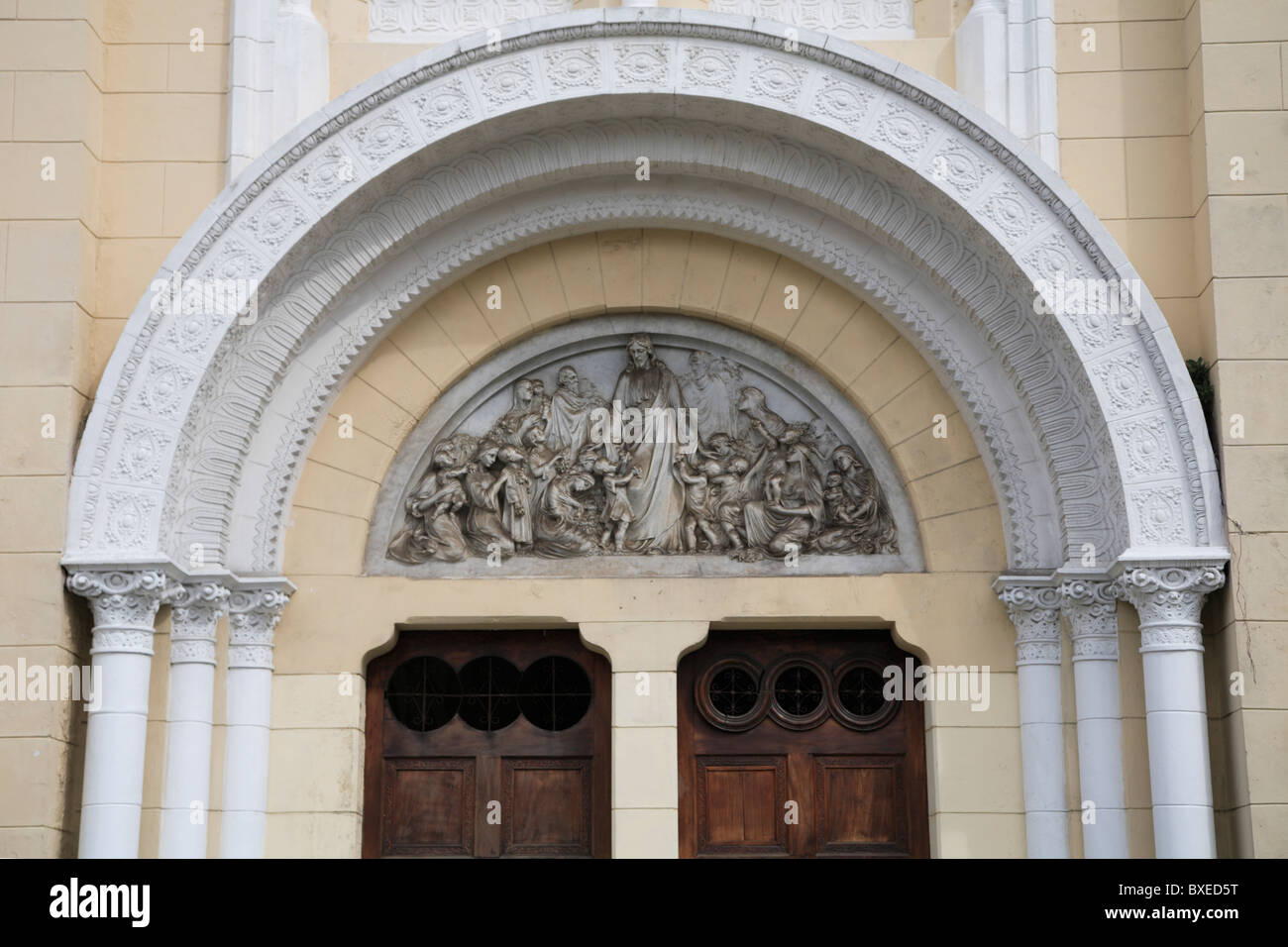 Saint François d'assise, de l'église Iglesia y Convento de San Francisco de Asis, Casco Viejo, Vieille Ville, Vieille Ville, Panama City Banque D'Images