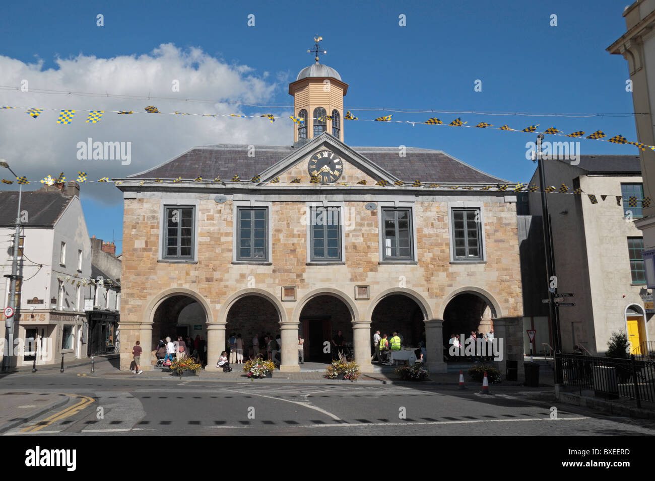 Les cinq arcades du poste de garde principal, Clonmel, comté de Tipperary, Irlande (Eire). Banque D'Images Les cinq arcades du poste de garde principal, Clonmel, comté de Tipperary, Irlande (Eire). Banque D'Images